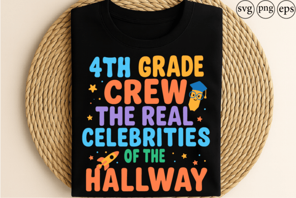 Celebrate the New Beginning: Why the 4th Grade Crew Design is a Must-Have for Your Back-to-School Collection