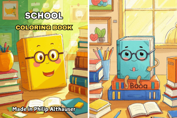 Coloring Book School: A Design Resource for Whimsical Branding