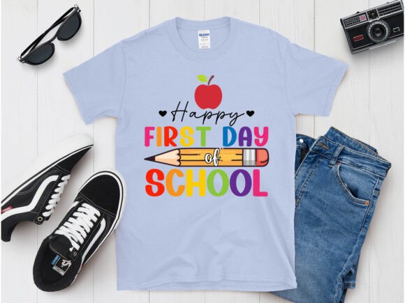 Happy 1st Day of School T-Shirt: A Strategic Asset for Educators and Creators