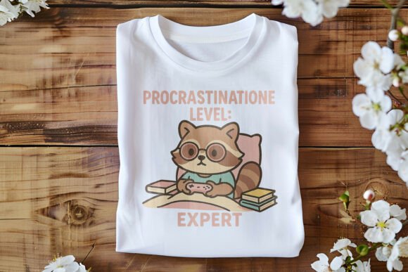 Procrastinatione Level Expert PNG: A Back to School Gem