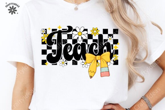 Teach Checkered Coquette Bow Png: The Ultimate Teacher Design
